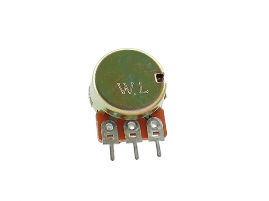 Weerstand regelbaar / potentiometer axiaal 10K Ohm Lineair ø6mm 